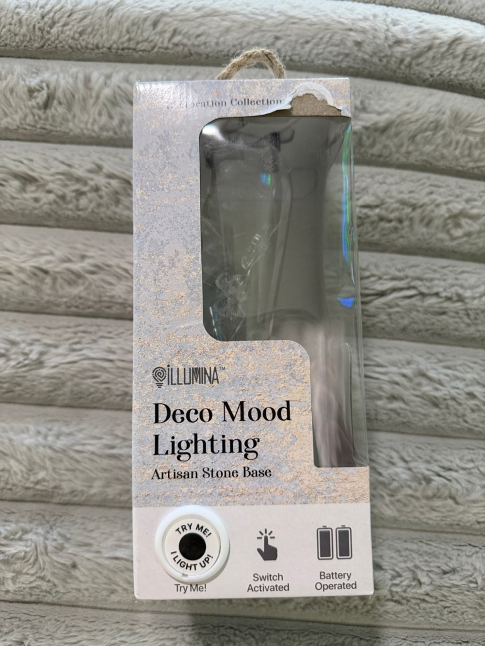 Illumina Deco Mood Lighting - Frosted White Stone Base